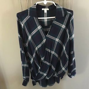 Plaid Blouse